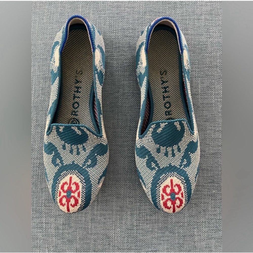 Rothy's Moroccan Teal Loafer, sz.6